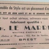 Breton bar counter