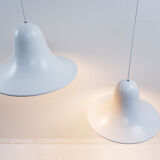 Set of 2 Pantop pendants by Verner Panton, 1980s