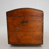 Antique wooden chest czechoslovakia