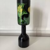 Vase spotted flowers, vintage 1977