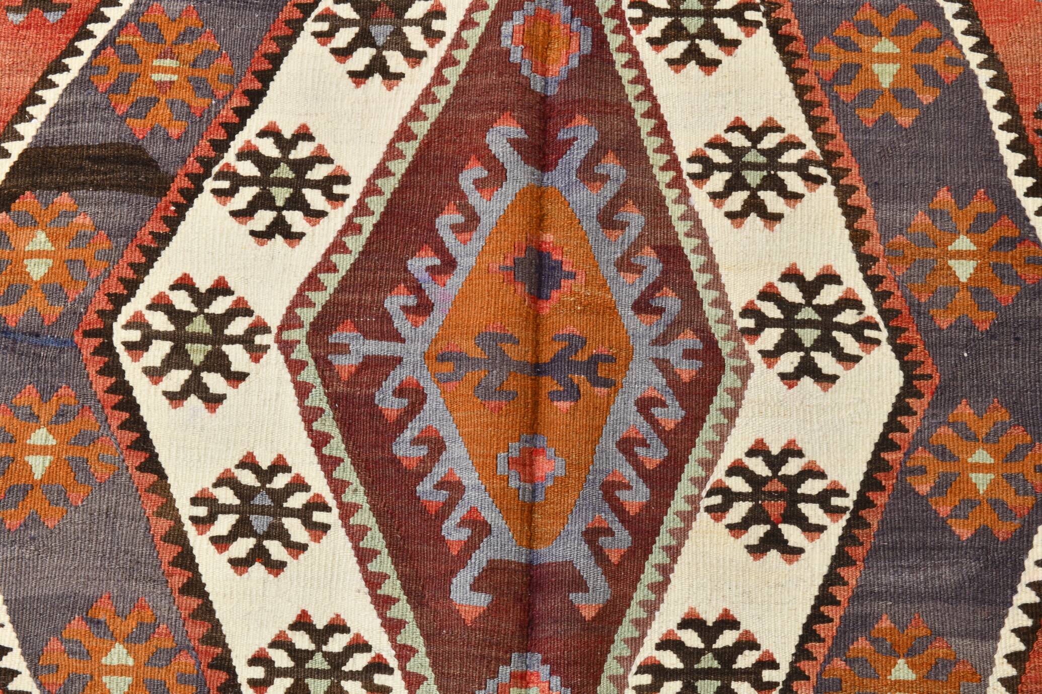 5x8 Geometric Handmade Antique Vintage Rug, 156x251Cm