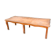 Large Table closes castle six feet oak