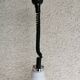 Vintage White Glass Pendant Lamp Ceiling Light Meblo Style Yugoslavia made