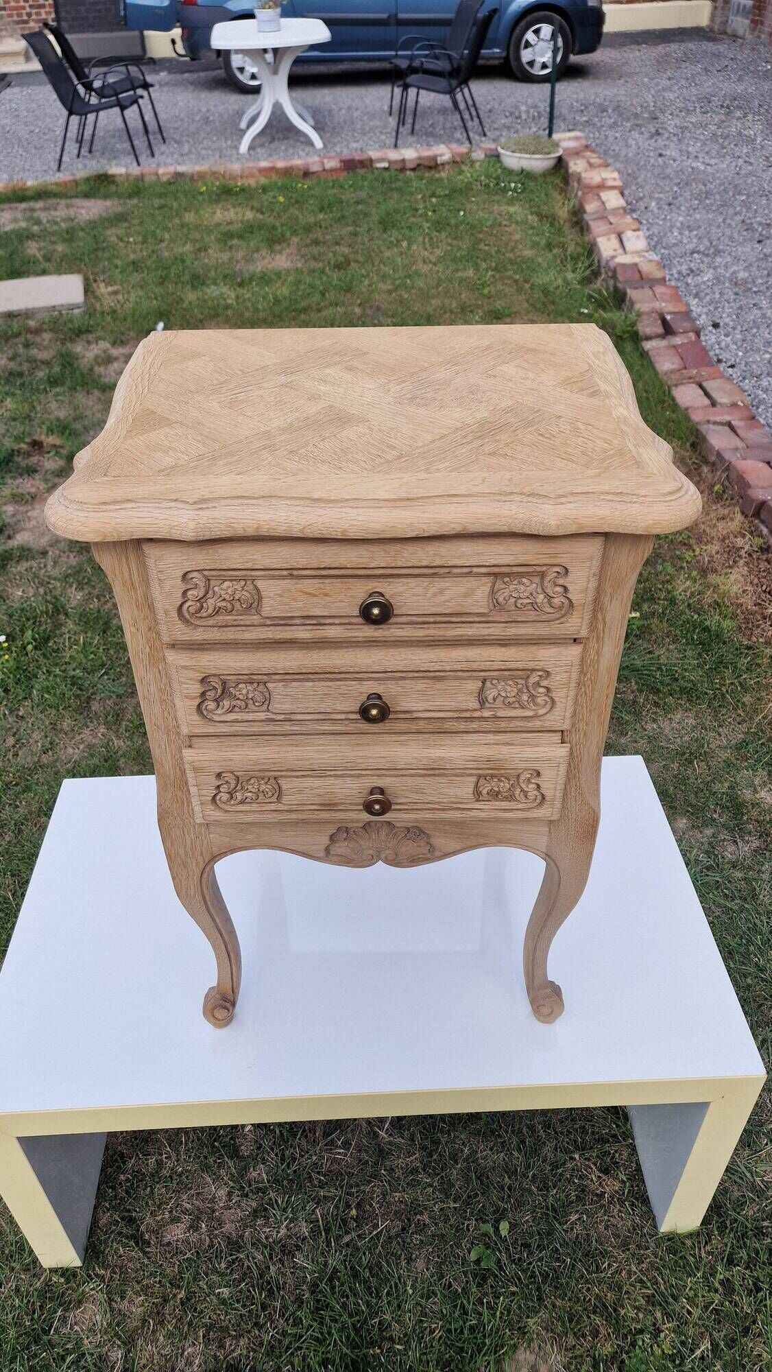 Louis XV style bedside table