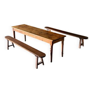 Ancienne table de ferme - massif