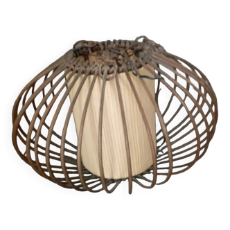 Vintage rattan chandelier