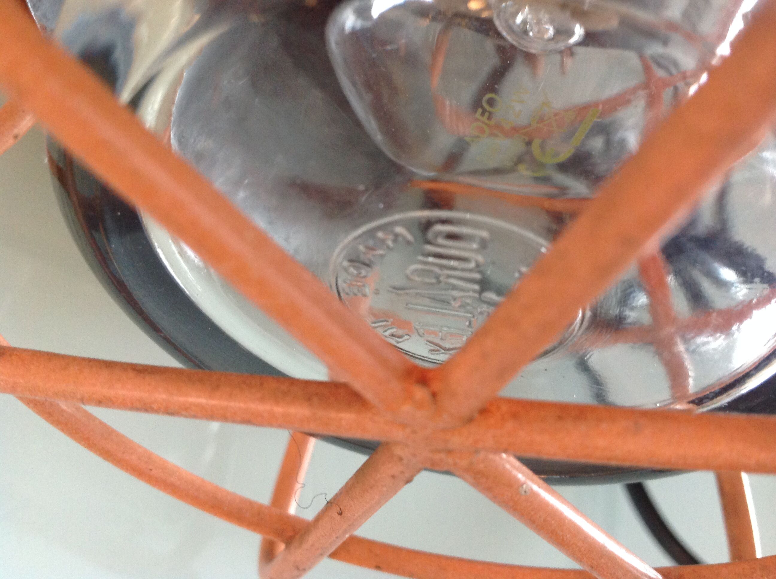 Orange Atrow Workshop Walkman with Duralex Industrial Style Glass