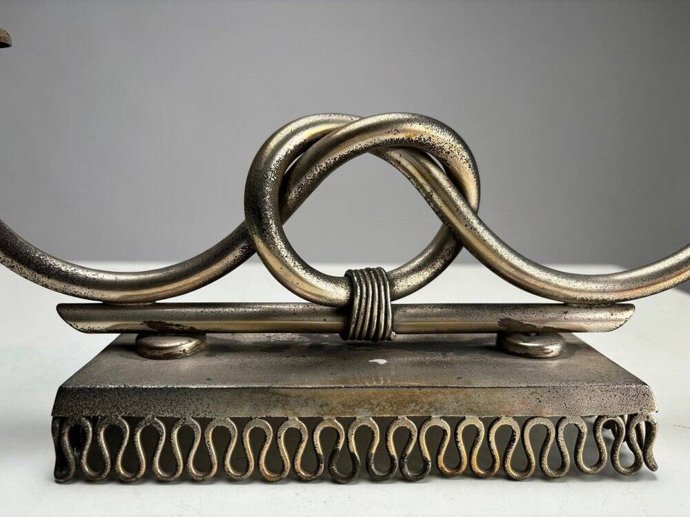 Mid-Century Metal Candleholder by Gio Ponti, Italy, 1950s
