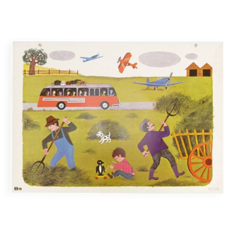 Affiche scolaire Daniel et Valérie
