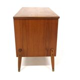 Scandinavian teak chest of drawers, Bröderna Gustavssons, Markaryd, Sweden, 1950