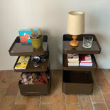 Vintage 70s serving trolleys