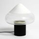 1960s Italian two-piece Murano glass table lamp by Roberto Pamio for Leucos