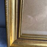 Glazed carved wooden frame