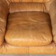 Vintage 20thc pair of italian leather lounge chairs by rossi di albizzate