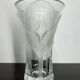 Vase cristal papillon vintage