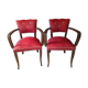 Paire de fauteuils bridges