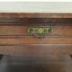 Vintage oak accent cabinet