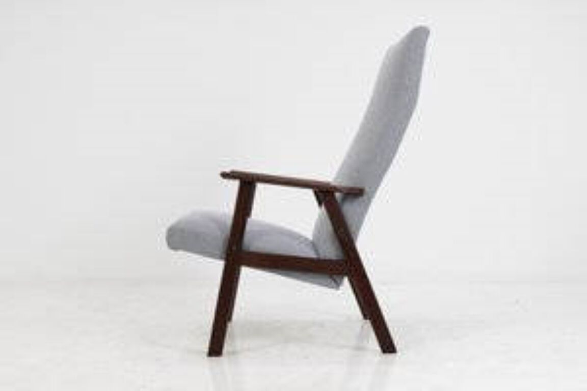 Danish teak highback easy chair 1960s
