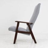 Danish teak highback easy chair 1960s