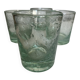 Set of 4 Biot XXL 1960 green Aqua tumblers.