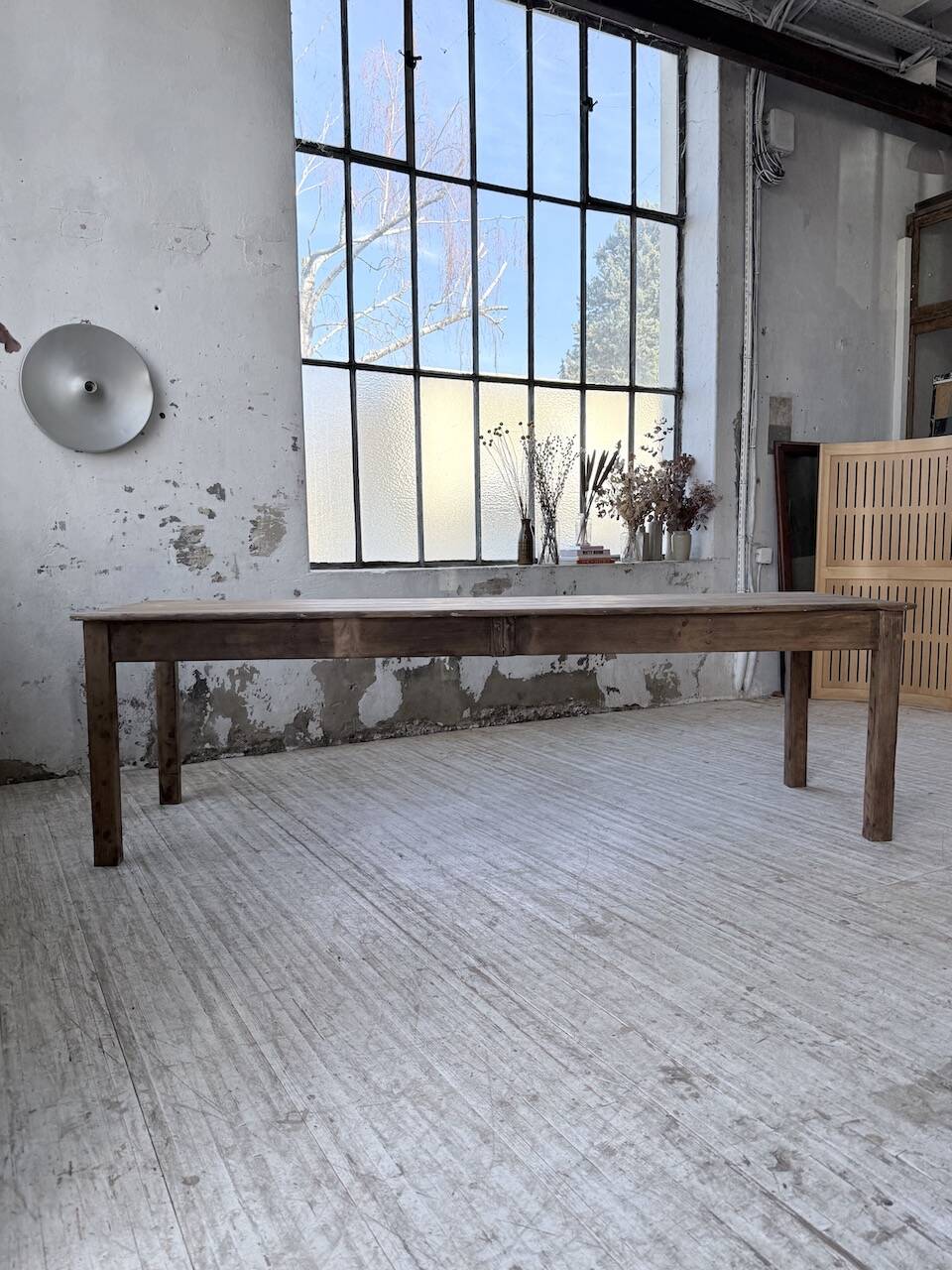 Farm table in pine 1950 250cm