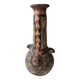 Kabyle Algerian pottery jar vase with polychrome geometric decorations