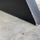 Modernist table / desk gigante zambusi boccato X seccose Memphis 1980