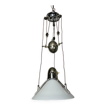 Lampe suspendue réglable Art déco