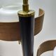 Suspension opaline teck et laiton