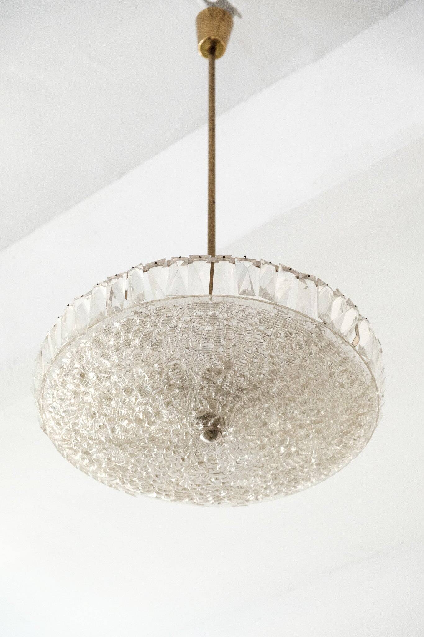 Mid-Century Bakalowits & Söhne Chandelier from 1950's Austria