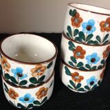 Series of 5 vintage cups