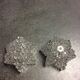 Pair of plexiglass candle holders from the 80s