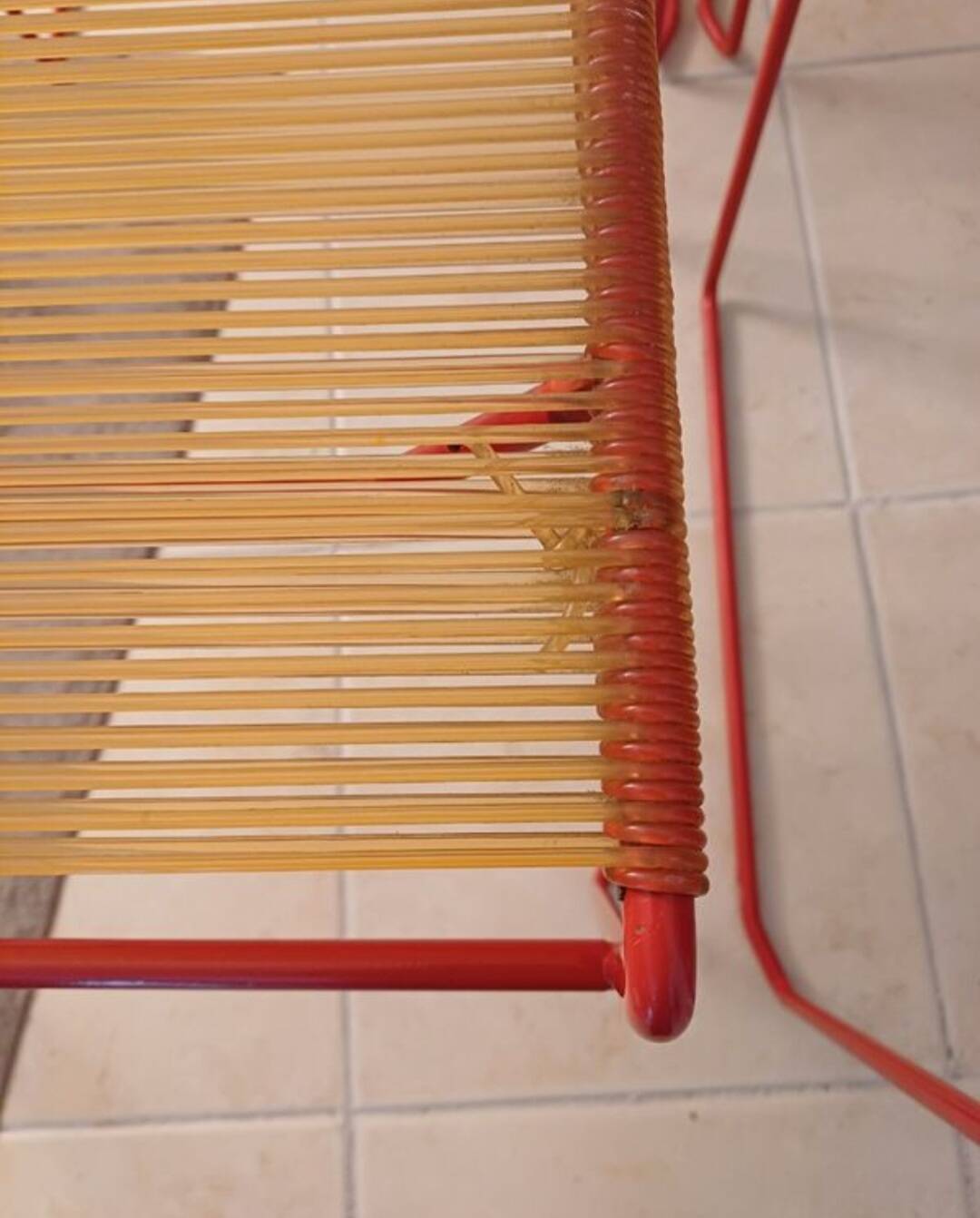 4 Flyline spaghetti chairs by Giandomenico Bennotti 1970