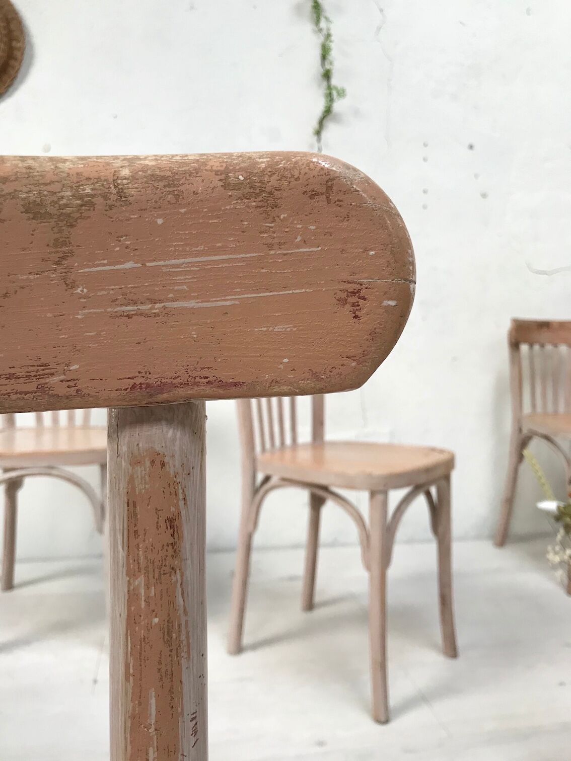 Suite of six bistro chairs