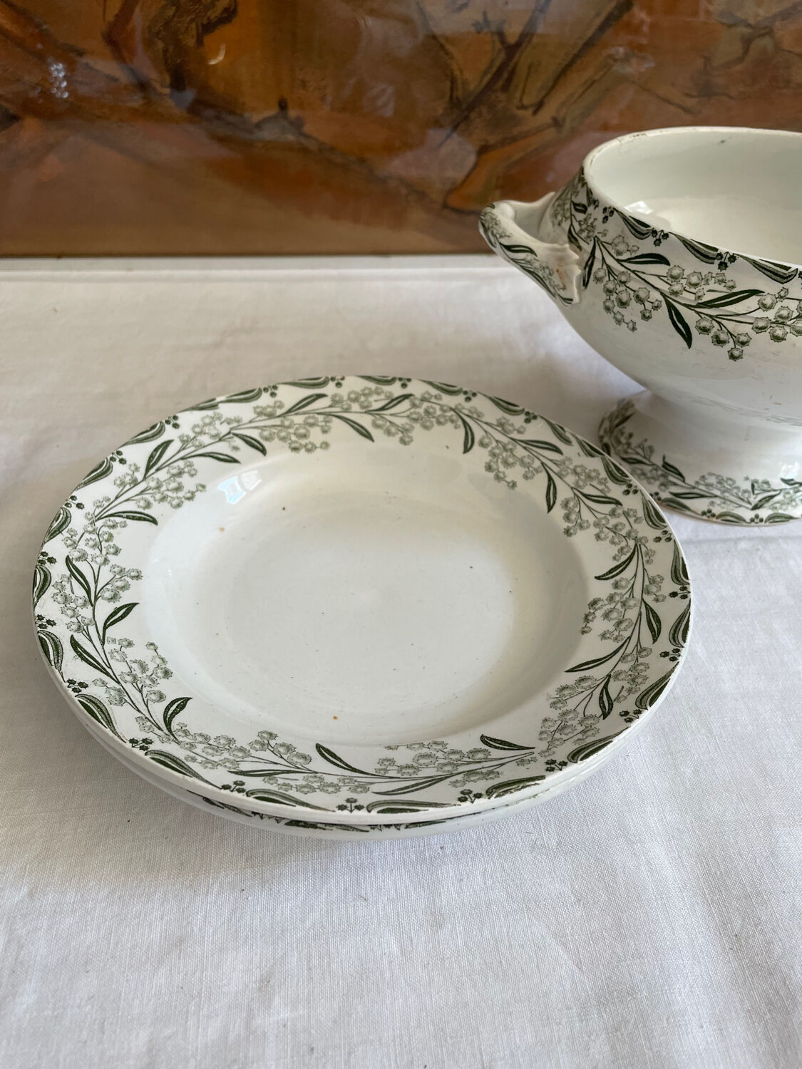 Vegetable and flat plates Mimosa Saint Amand & Hamage