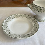 Vegetable and flat plates Mimosa Saint Amand & Hamage