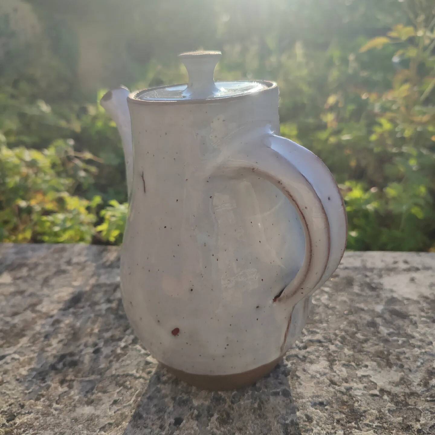 Roger Jacques teapot in Puisaye St Amand stoneware