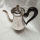 tea and coffee set 5 pieces in silver metal Gallia for Christofle model "Malmaison"