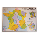 School map: france population-towns / france administrative divisions