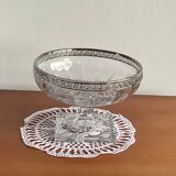 Standing cut square glass base