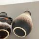 Set of three 1970s pottery fat lava "vienna" vases made by Scheurich, Germany