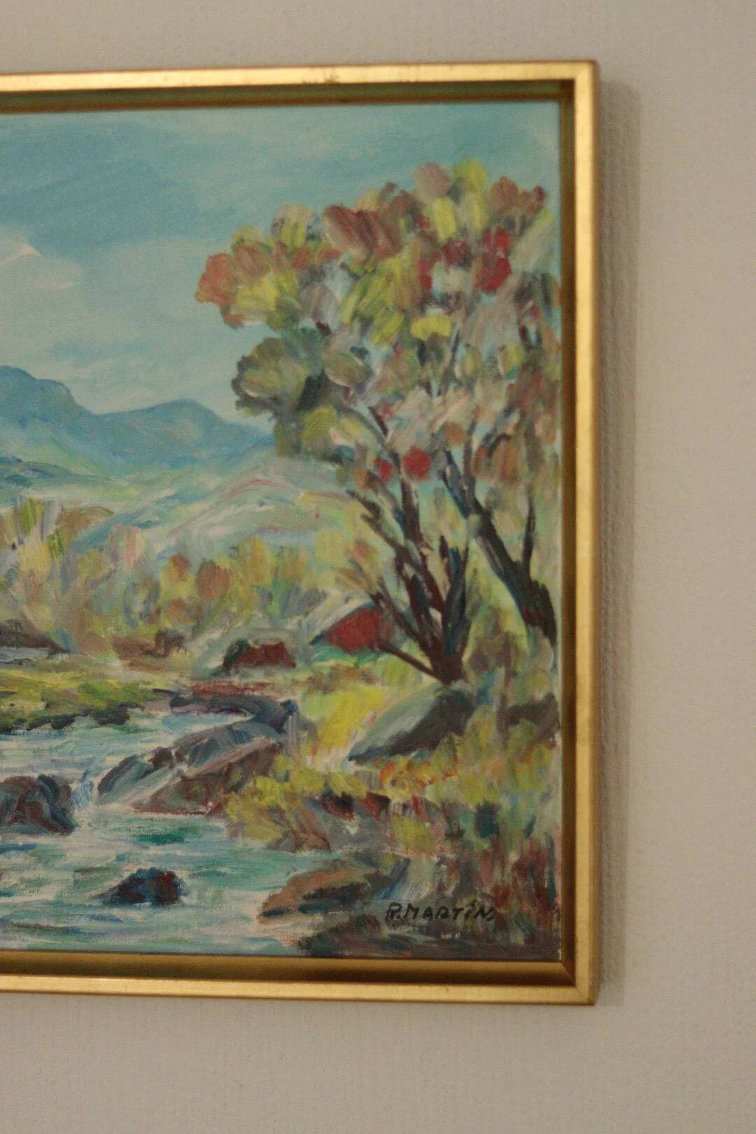 « Paysage vibrant » de R. Martin