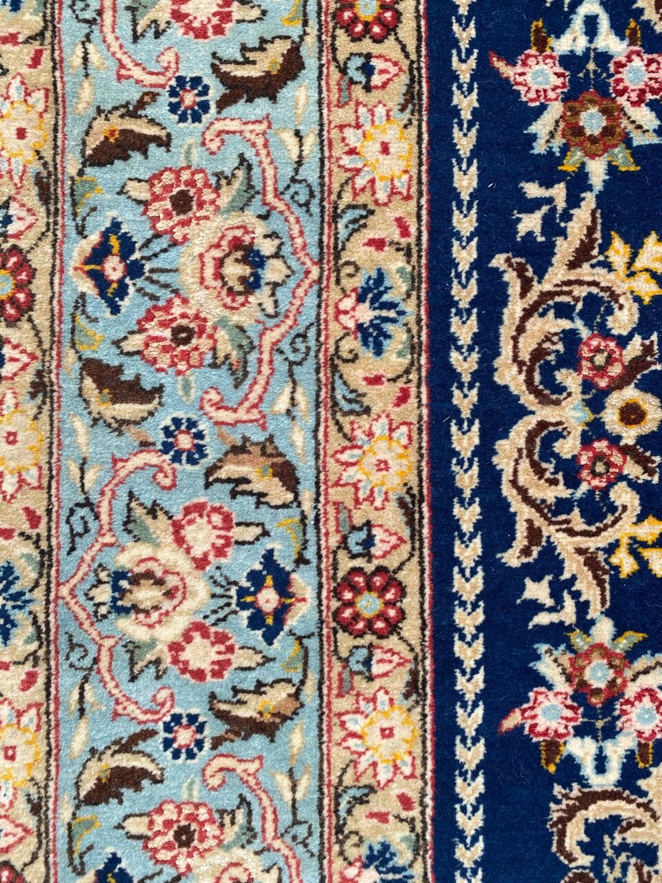 Persian carpet Ghoom wool and silk 138x214 cm