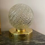 Wall lamp with vintage globe