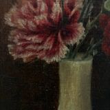 Still life with carnations, 20th century, signed