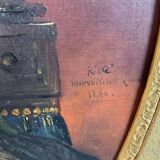 Period portrait signed Raymond Auguste Quinsac Monvoisin 1794-1870