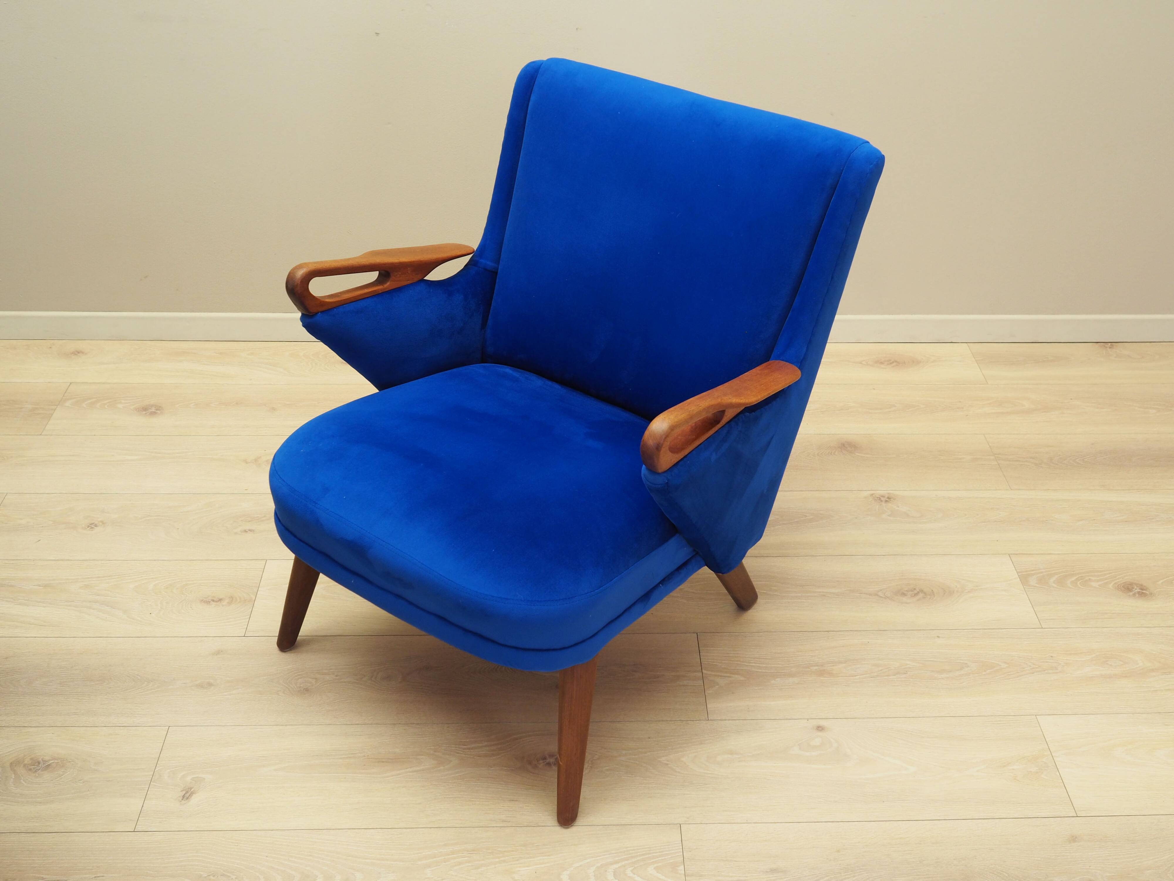 Blue living room set, Danish design, 1960s, designer: Chresten Findahl Brod