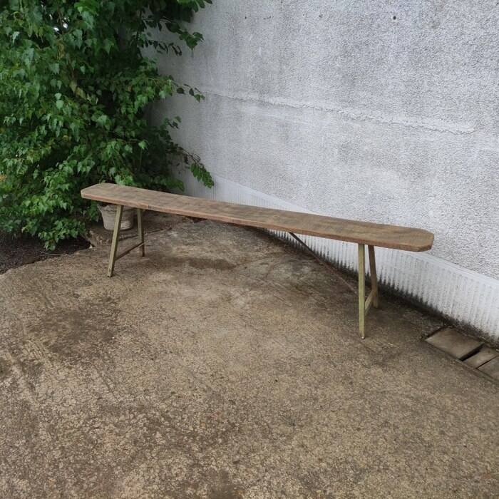 Old farm bench