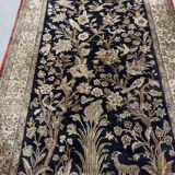 Handmade silk Persian carpet