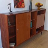 Modernist sideboard, bookshelf of the 1970